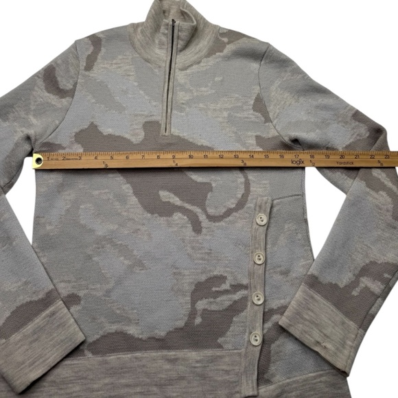 Nau 1/4 Zip Beige Wool Pullover Sweater - Picture 11 of 12